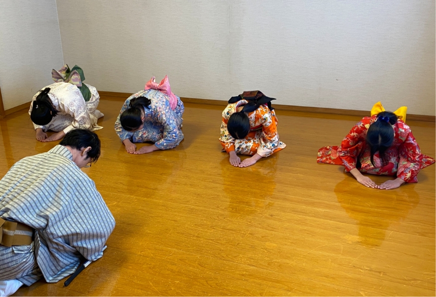 礼儀作法が自然に身につきます